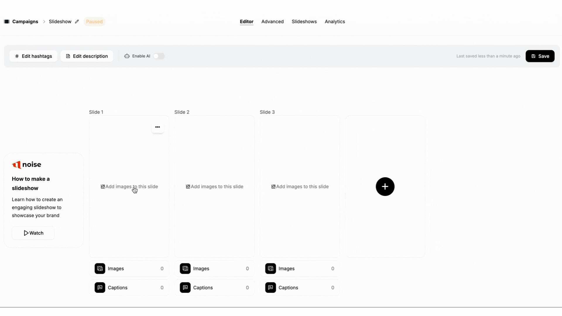 Adding images to a slide